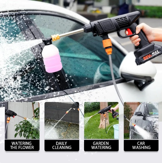 HIDROLAVADORA RECARGABLE 48V 2 BATERÍAS